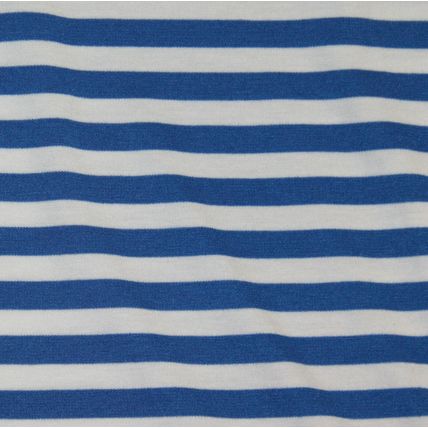 Womens Cassie Pencil Skirt Size S 6-8 Small Knee Length Blue White Striped