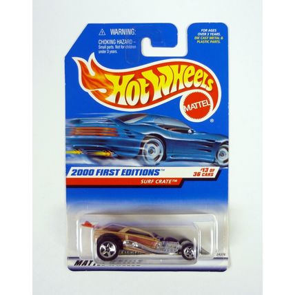 Hot Wheels Surf Crate #073 First Editions 13 of 36 Purple Die-Cast Car 2000
