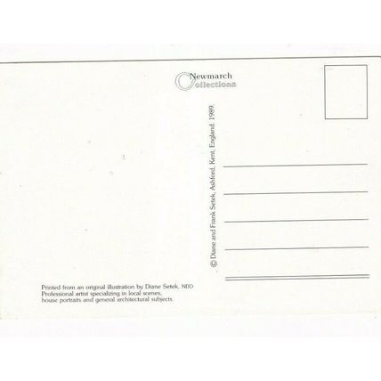 Diane Setek Seven Sisters Sussex Postcard unused VGC