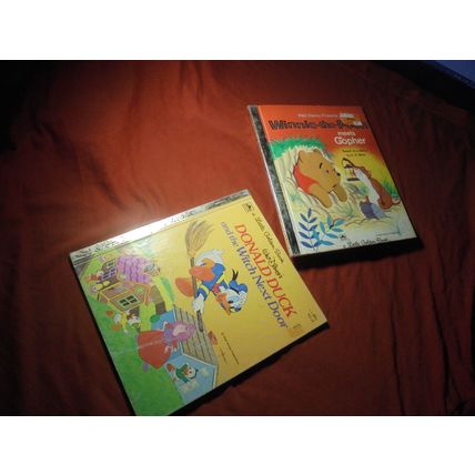 WINNIE The POOH & DONALD DUCK Little Golden Hardcover Books! 1965 & 1974! $10.00