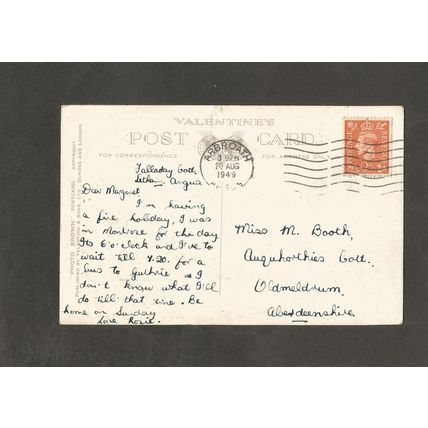 Postcard Scotland Angus Montrose High Street