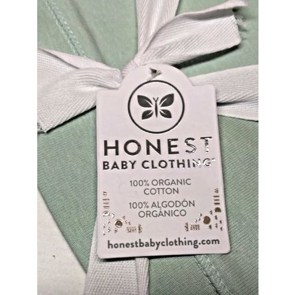 Honest Baby Clothing Organic Stroller Mint Blanket & Cap Set Baby Shower NEW!