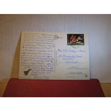 GRAN TINERFE HOTEL, PLAYA DE LAS AMERICAS. Tenerife used postcard =