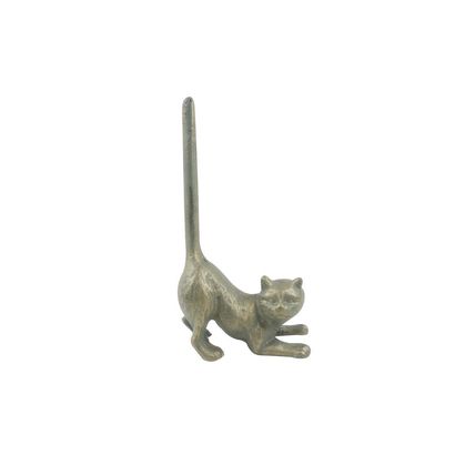 Pack Of 2] Antique Bronze Cast Iron Cat Paper Towel Holder 10""