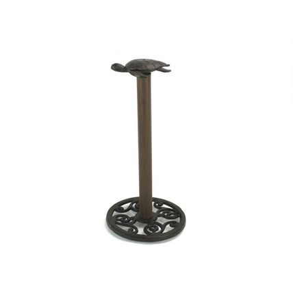 Cast Iron Sea Turtle Extra Toilet Paper Stand 13""