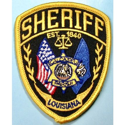 Calcasieu, LA Police Dept. 3"X2.5". PP73.