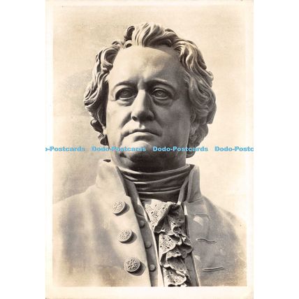 D023415 Goethe. Ausschnitt aus dem Rietschelschen Goethe und Schiller Denkmal. L