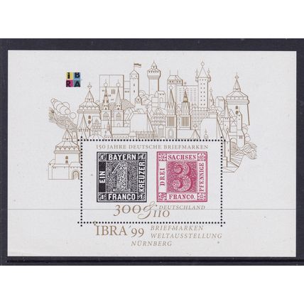 GERMANY 1999 IBRA 99 STAMP EXHIBITION MINIATURE SHEET MNH SG MS2900