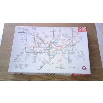 LONDON UNDERGROUND MAP Jigsaw Puzzle (1000 Piece) Robert Frederick (2015)
