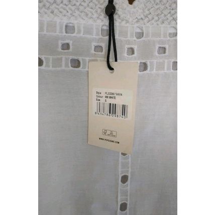 Pepe jeans ladies white top size small