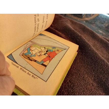 Big Little Book Mickey Mouse Adventure In Outer Space #20 By George E Davie 1968
