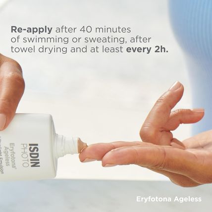 ISDIN Eryfotona Ageless Sunscreen Zinc Oxide and 100% Mineral Tinted Sunscreen S