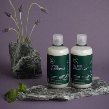 Tea Tree Lavender Mint Moisturizing Shampoo, Hydrates + Soothes, for Coarse + Dr
