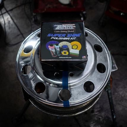 ZEPHYR Custom POLISHING Products Super Shine Polishing Kit with 8" Polishing Whe