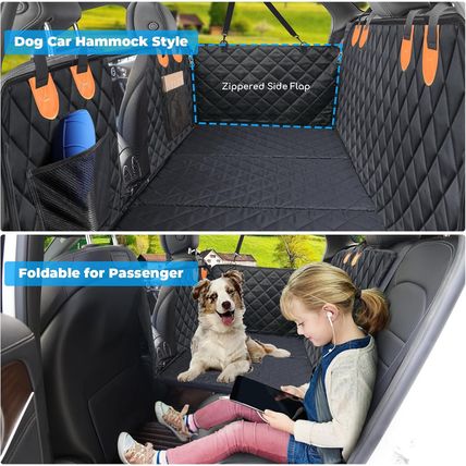 URPOWER Back Seat Extender for Dogs, Dog Car Seat Cover Hard Bottom Holds 400 Lb
