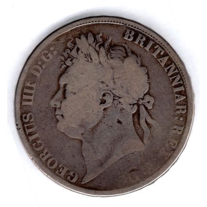 Great Britain. George IV Crown 1821. MV11482