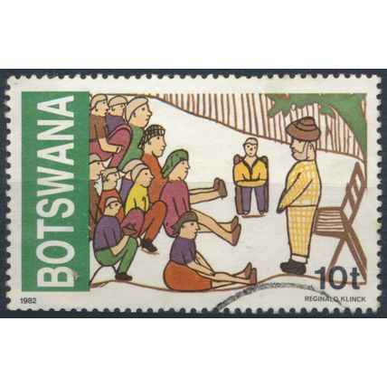 Children's Art: 10t - Botswana 1982 - FH - SG 508 (A)