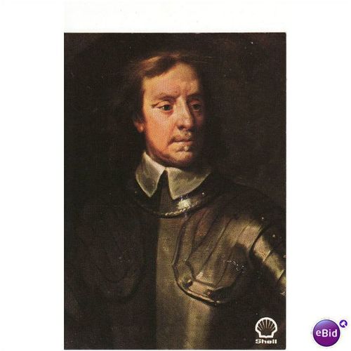 Shell Great Britons Card 1972 : OLIVER CROMWELL 1599-1658