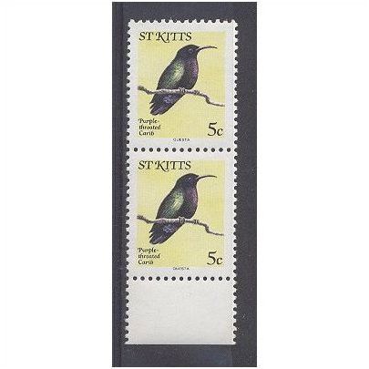 SG55A 5c Purple-throated Carib Pair.Unmounted Mint.dec12