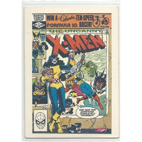X-MEN TRADING CARDS ' COVERS ' card # 64 THE X MEN # 153 (1990 )