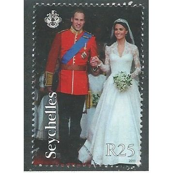 SEY 2011 R25.00 'ROYAL WEDDING' FINE USED (EBID 39-152)