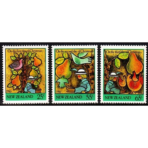 NEUSEELAND NEW ZEALAND [1986] MiNr 0971-73 ( **/mnh ) Pflanzen