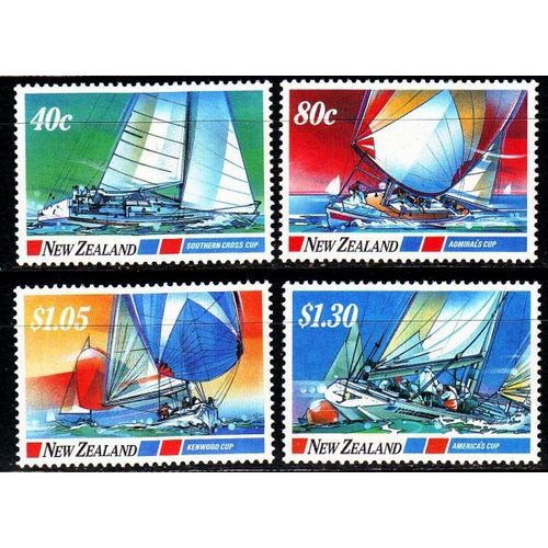 NEUSEELAND NEW ZEALAND [1987] MiNr 0986-89 ( **/mnh ) Schiffe