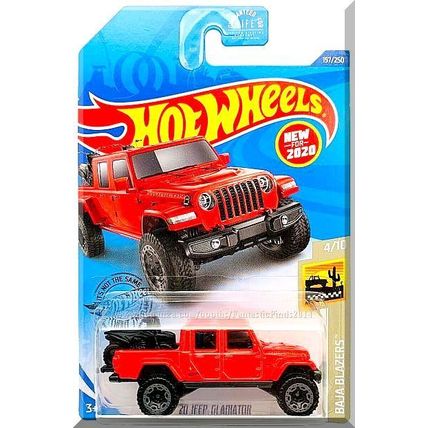 Hot Wheels - '20 Jeep Gladiator: '20 Baja Blazers #4/10 - #157/250 *Red Edition*