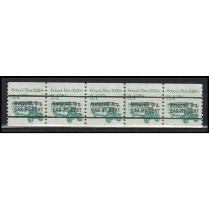 2123a 3.4c School Bus Very Fine MNH Dry Gum PNC 2/5 X0145