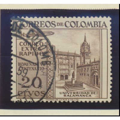 Colombia Stamp Scott #C282, Used