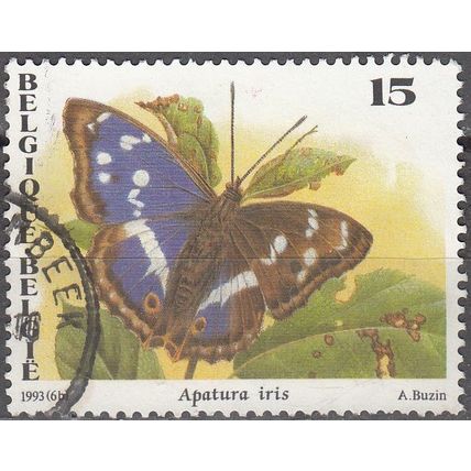 Belgique 1993 Michel 2556 O Cote (2008) 0.30 € Papillon Grand mars changeant