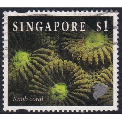 Singapore 1994 SG 750 Used - Marine Life/Coral (E-270 (7))