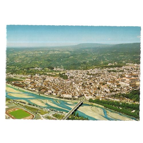 COIMBRA, Air view of town unused postcard vintage. =