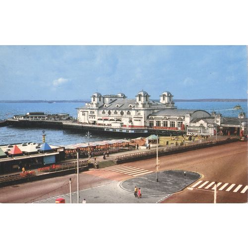 Vintage GB Postcard - South Parade Pier, Southsea, Hampshire