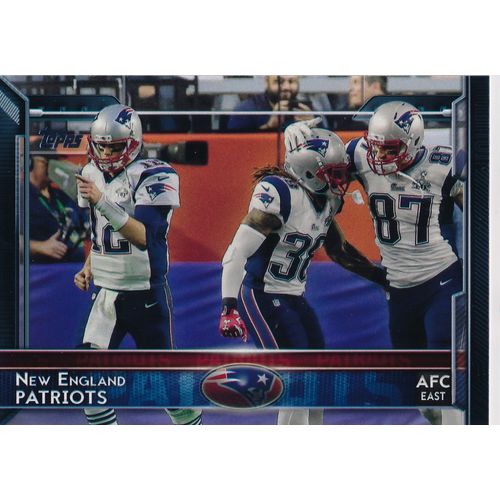2015 Topps Football 264 New England Patriots Team Card TC