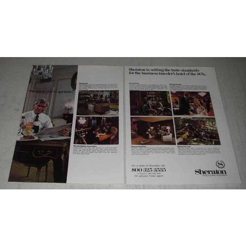 1980 Sheraton Hotel Ad - Setting Taste Standards