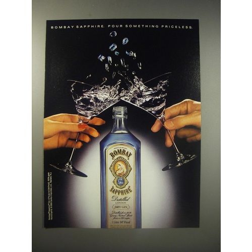 1990 Bombay Sapphire Gin Ad
