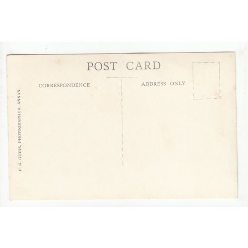 View of Annan Postcard Dumfriesshire Local Publisher F G Gibbs