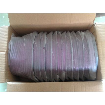 48 PURPLE METAL TIN FLOWER TUB POT PLANTER CONTAINER / WEDDING FAVOURS / SWEETS