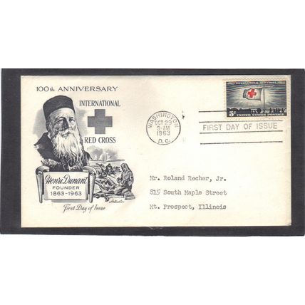FDC Artmaster 1239 5c Red Cross (Cachet-Typed/A) CV42030