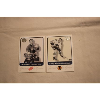2001 Fleer HOCKEY GREATS SET OF 90 CARDS