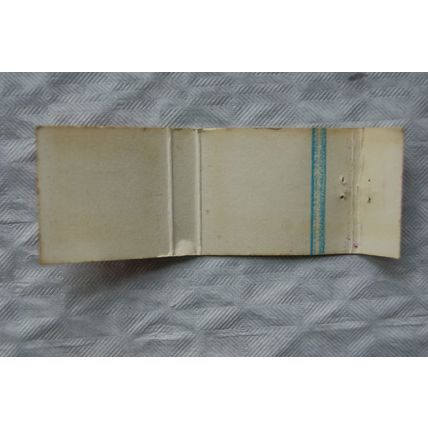 Matchbook cover Thank You ref.1