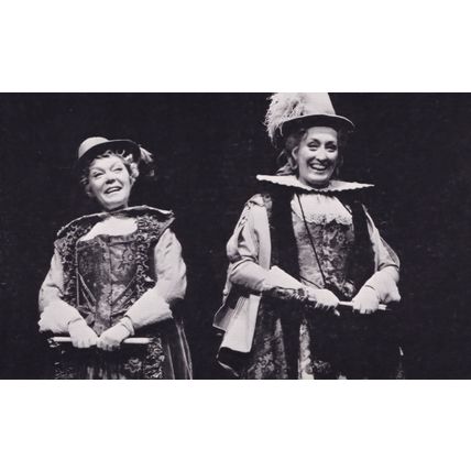 Brenda Bruce Merry Wives Of Windsor Rare Shakespeare Theatre Postcard