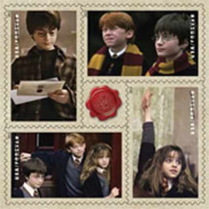 Harry Potter Limited Edition Current Rate Postage Stamps Scott 4844a