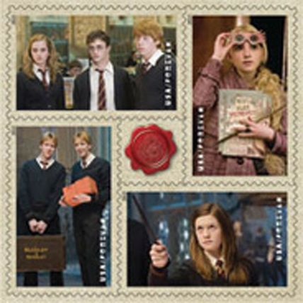 Harry Potter Limited Edition Current Rate Postage Stamps Scott 4844a
