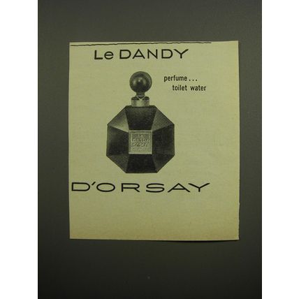 1955 D'Orsay Le Dandy Perfume Advertisement