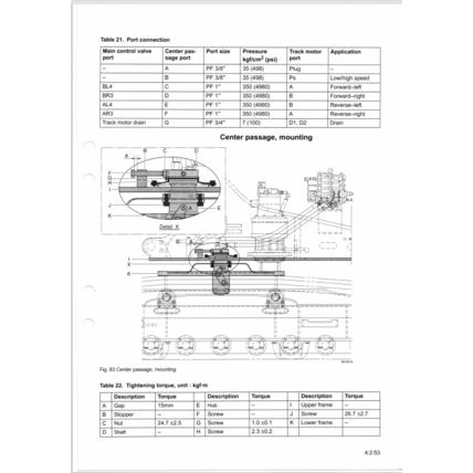 Volvo EC290B Excavator Transmission Slew Service Manual VOE2124354169 2002 PDF