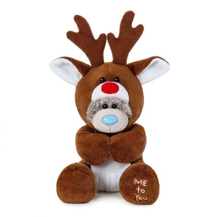 Me to You 7" Christmas Reindeer Bear