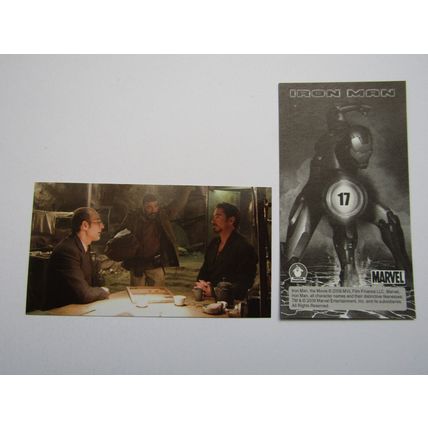 Marvel - Iron Man The Movie 2008 - Preziosi Sticker Drop-down Choice (e18)