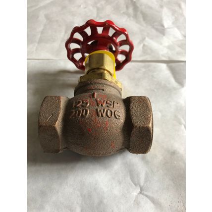 NEW 1" NPT United RANDLEMAN 125SUL Globe Valve,Sweat Stop Valve 125 WSP 200,AJ